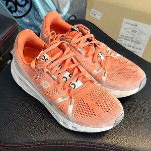 On Running Women's Coral Athletic Shoes